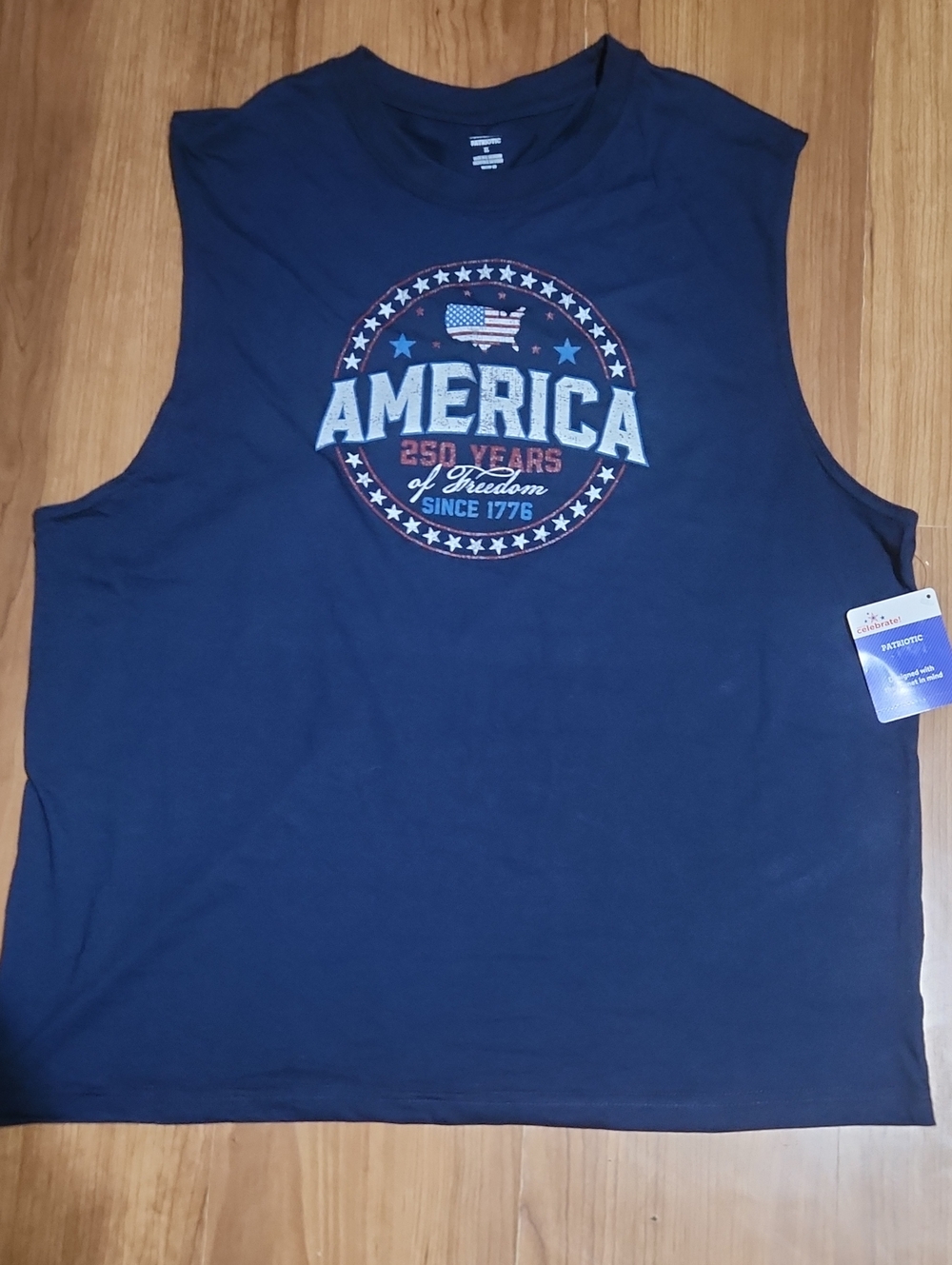 NWT 250 Yrs. Mens Muscle Shirt